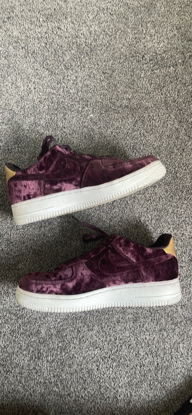 Air Force 1 velvet