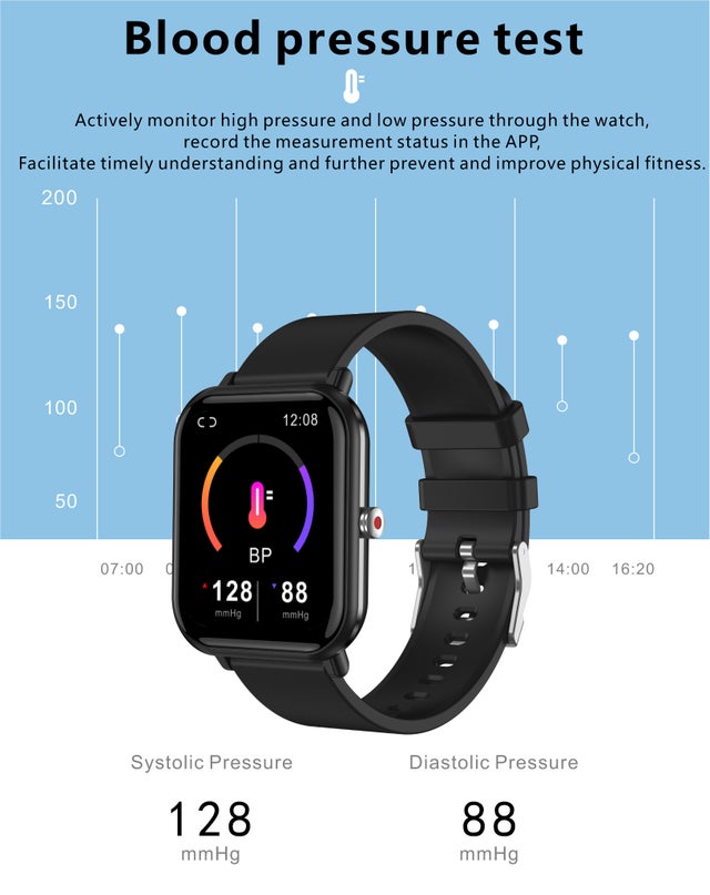 Smartwatch Fitness Tracker Man Woma NEW 2022 Black