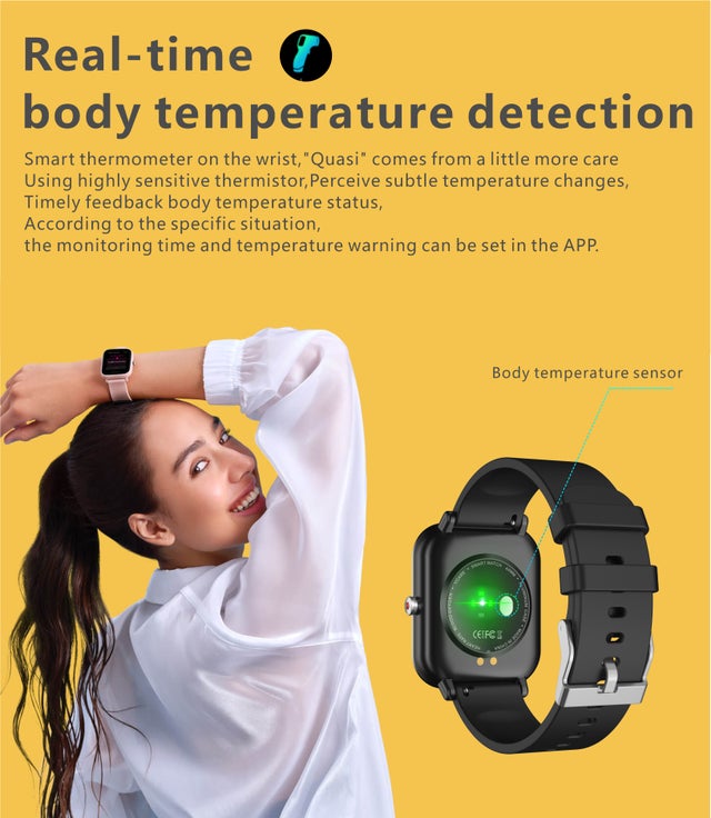 Smartwatch Fitness Tracker Man Woma NEW 2022 Black