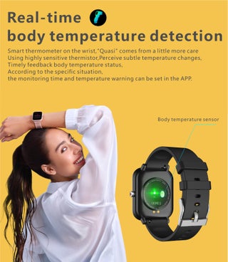 Smartwatch Fitness Tracker Man Woma NEW 2022 Black